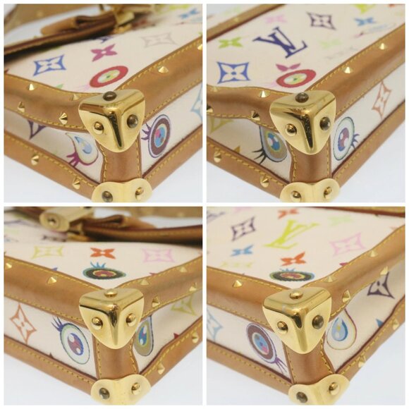 LOUIS VUITTON Monogram Pochette Eye Miss You Hand Bag White - Picture 16 of 16